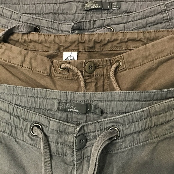 Prana Pants - PrAna Bermuda bundle of 3 shorts.  V